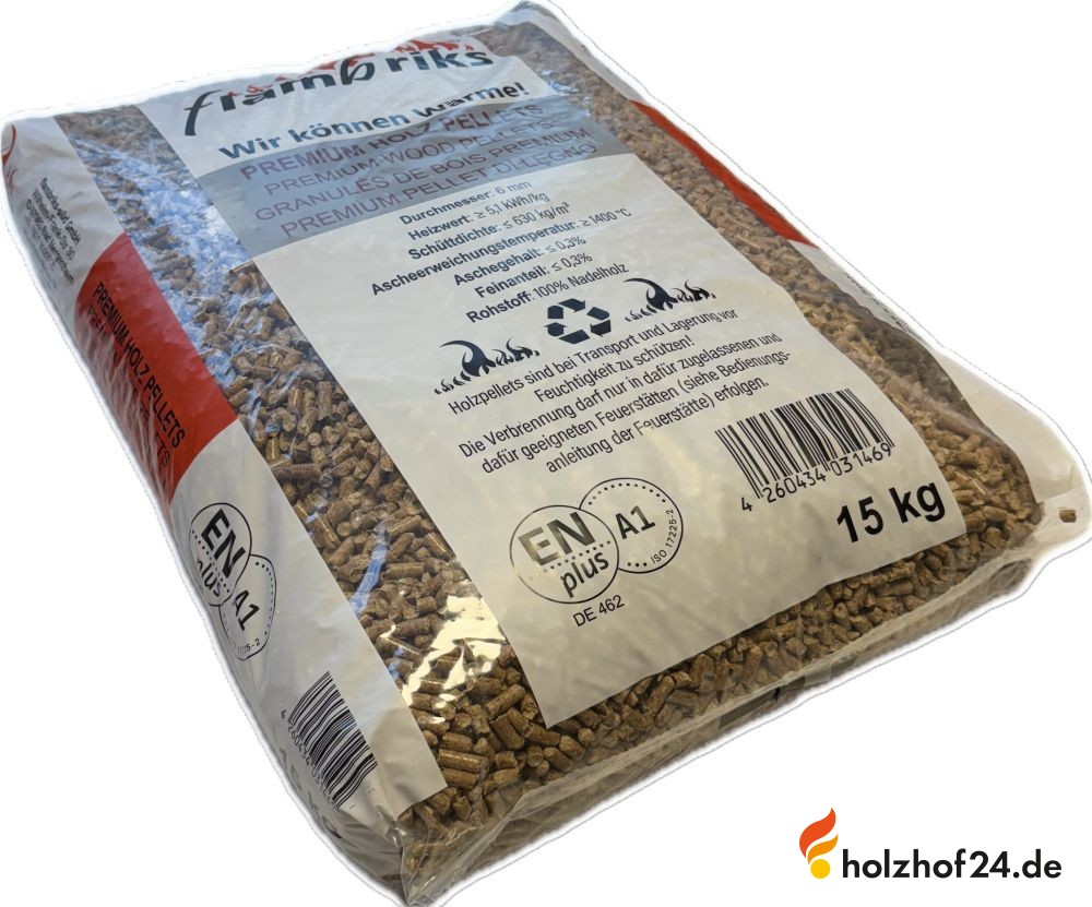 Flambriks Holzpellets Sackware 15 kg