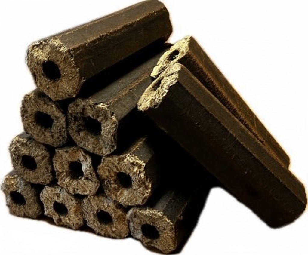 Pini Kay Hartholzbriketts Eiche mit Zugloch 960 kg Palette – Bild 4