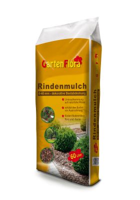Rindenmulch Garten Flora 00-40 mm, 60L, 48 Sack/Pal. – Bild 3
