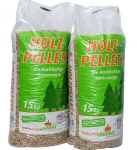 Saxoniapellets 6mm 15kg Sack 66 Sack Palette deutsche