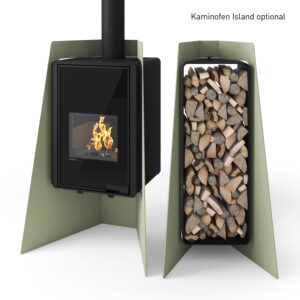 HS Flamingo Deluxe 3 Holzregal Olive