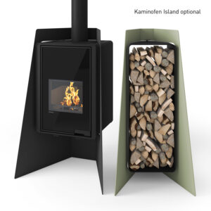 HS Flamingo Deluxe 3 Holzregal Olive