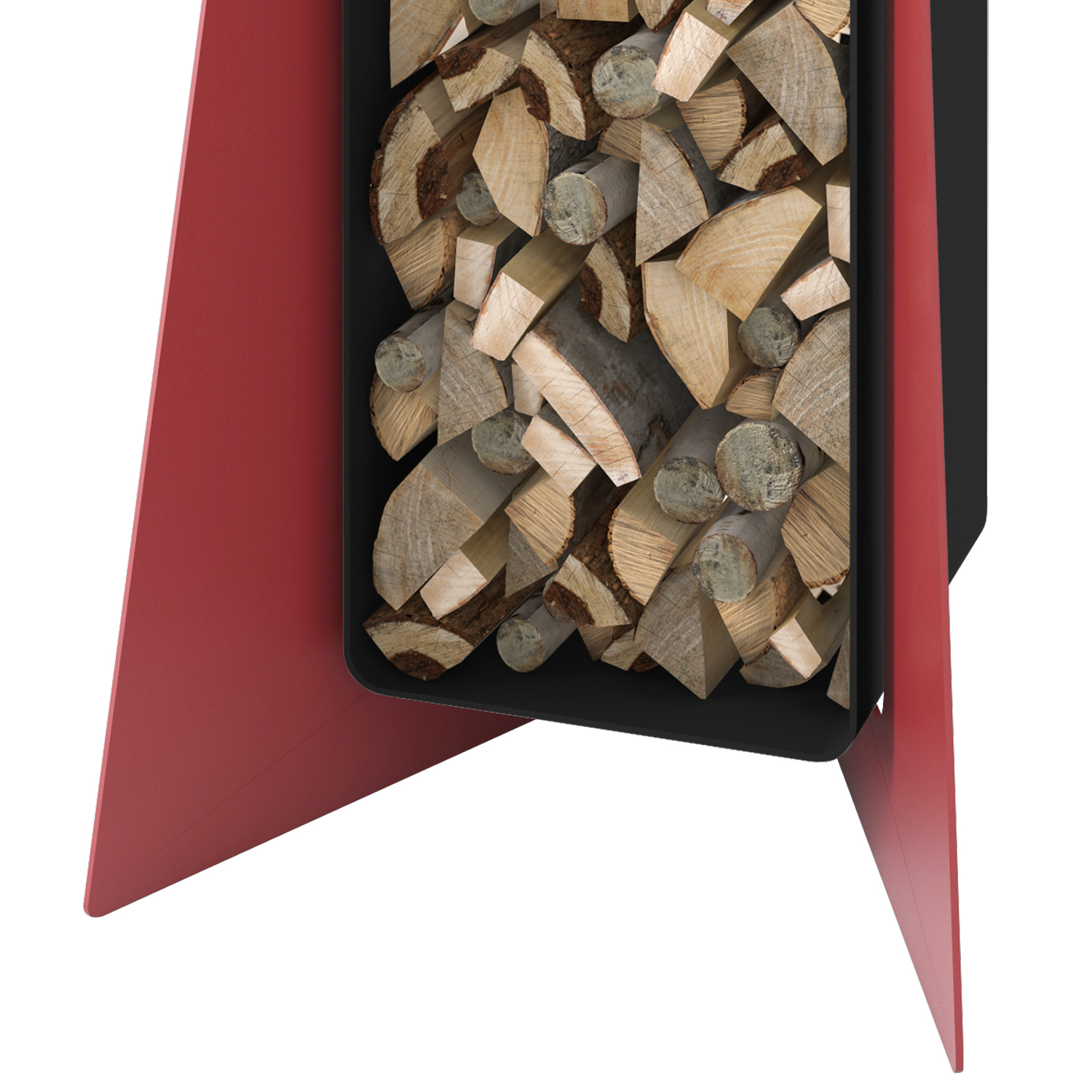 HS Flamingo Deluxe 3 Holzregal Rot – Bild 6