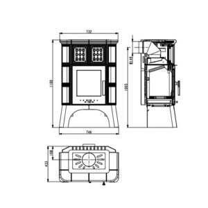 KAMINOFEN HAAS UND SOHN TREVISO II 8 KW