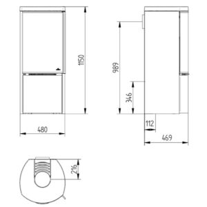 KAMINOFEN JYDEPEJSEN COZY CLASSIC 6 KW