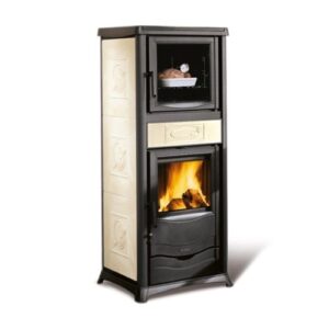 KAMINOFEN LA NORDICA ROSSELLA PLUS FORNO 5.0 | 9,4 KW MIT BACKFACH