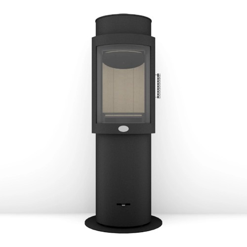 KAMINOFEN MAX BLANK ORANGE S KOMBI 5,8 KW