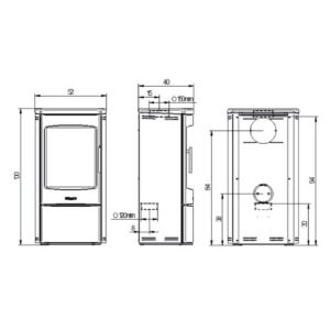 KAMINOFEN MCZ AHLMA 5,9 KW