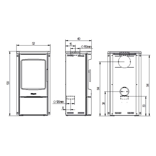 KAMINOFEN MCZ AHLMA 5,9 KW – Bild 2