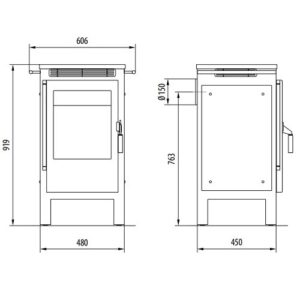 KAMINOFEN WODTKE COOKIE 7 KW