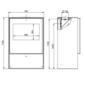 KAMINOFEN WODTKE MYCASTLE 9 KW