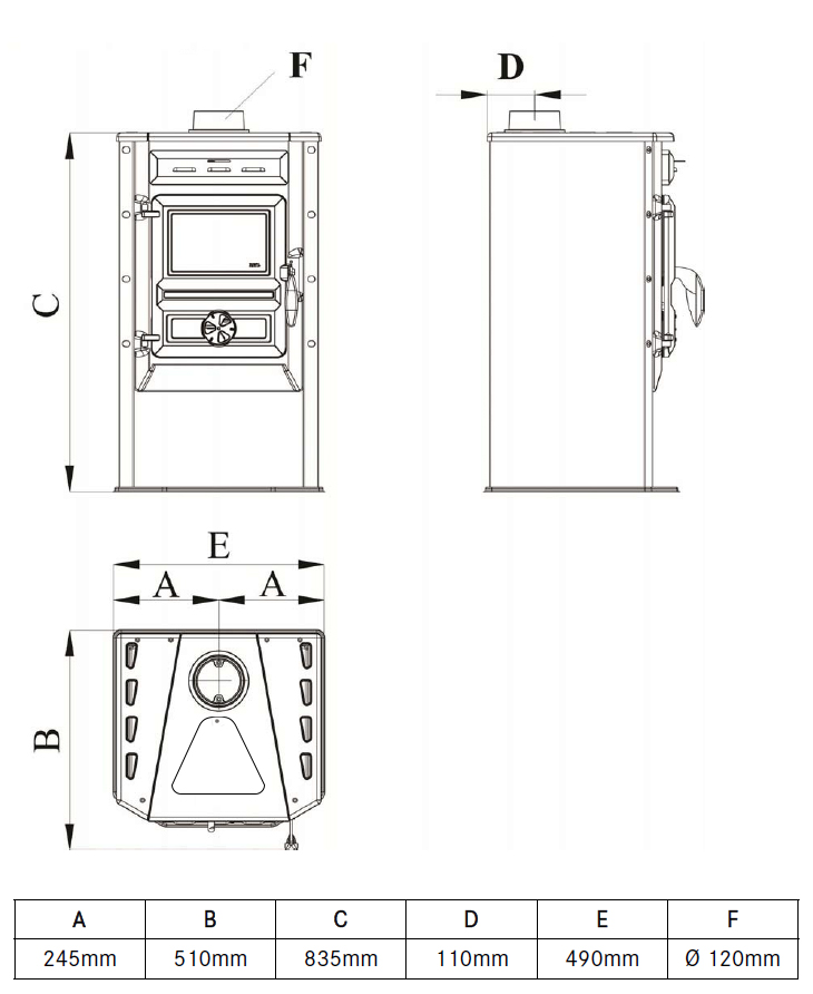 Kaminofen Leopold 7kW – Bild 11
