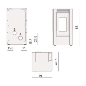 Pelletofen Cadel Cristal 6 | 5,5 kW