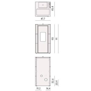 Pelletofen Cadel Cristal 7 | 7 kW