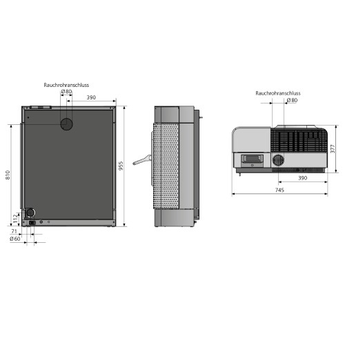 PELLETOFEN ORANIER CALIMO XL 8 KW – Bild 2