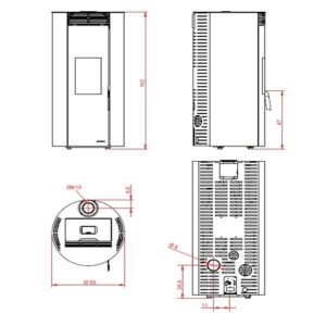 PELLETOFEN PALAZZETTI ECOFIRE EMILY TC US 6 KW