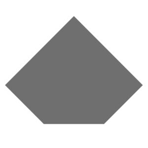 Raik Bodenplatte B5 Diamant gussgrau pulverbeschichtet 1100 x 1100 mm