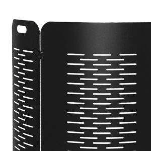 Raik Funkenschutzgitter 3-tlg, schwarz